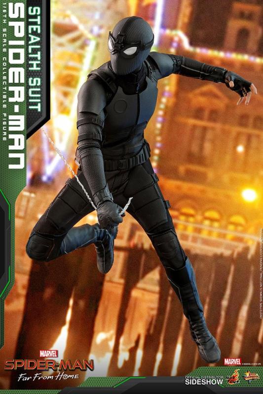 Spider-Man Far From Home: Spider-Man (Stealth Suit) - Figure 1/6 - Hot Toys