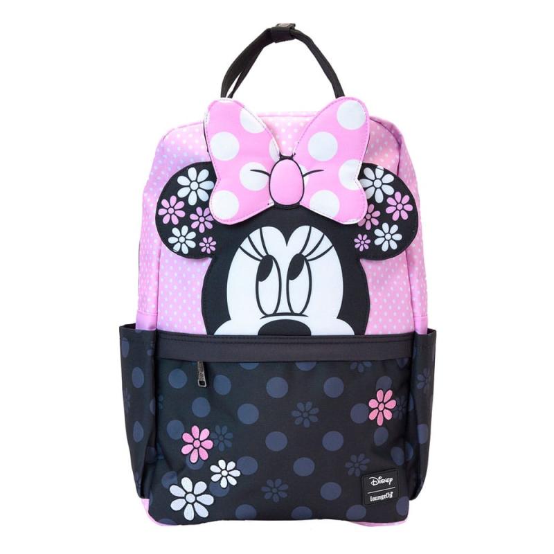 Disney by Loungefly Full-Size Backpack Minnie Floral Rock the Dots