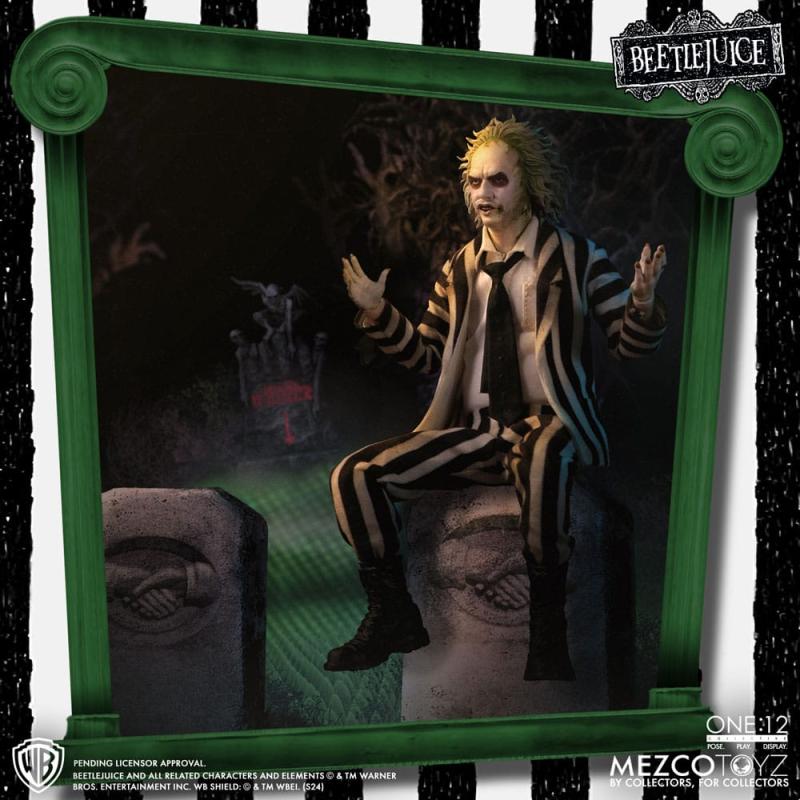 Beetlejuice Action Figure 1/12 Beetlejuice Deluxe Edition 18 cm