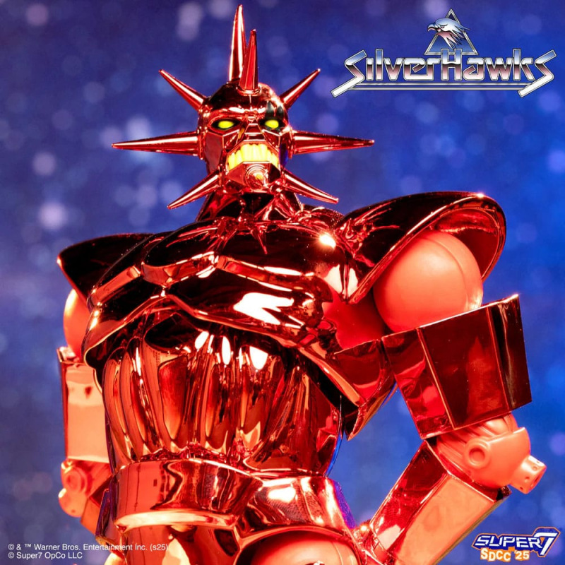SilverHawks Ultimates Action Figure Mon*Star Metallic Vac Metal 18 cm 3