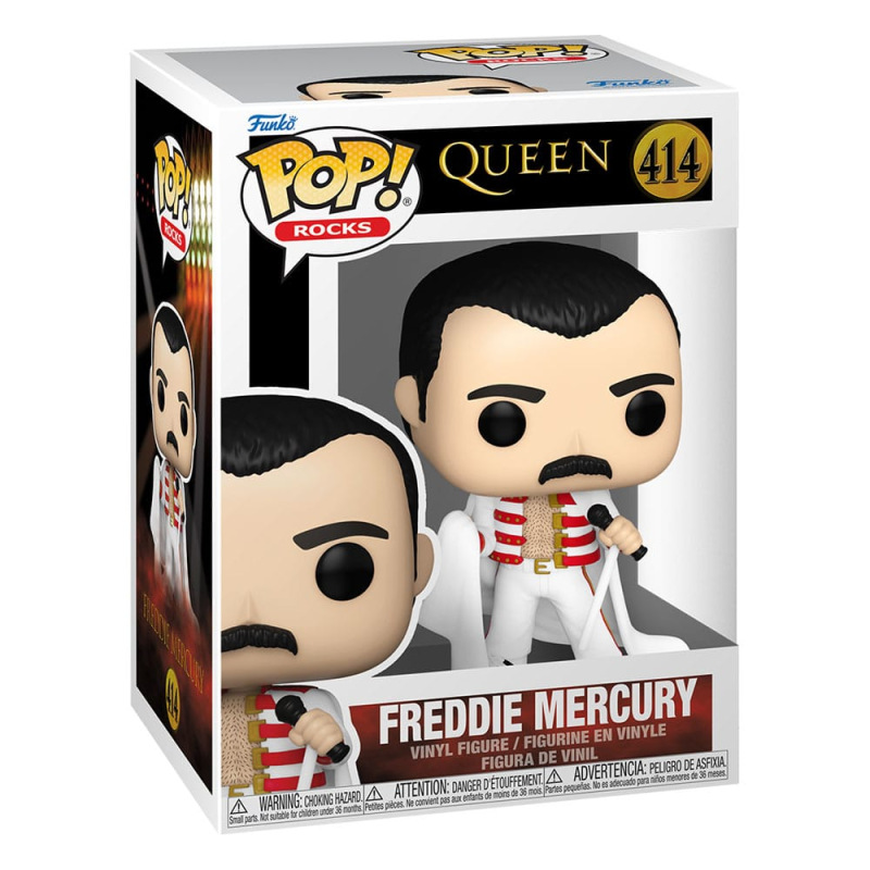 Queen POP! Rocks Vinyl Figure Freddie Mercury with Cape 9 cm 1