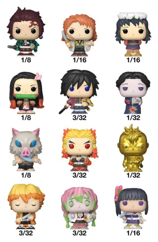 Demon Slayer: Kimetsu no Yaiba - The Movie Bitty POP! Vinyl Figures 2 cm Display (32) 1
