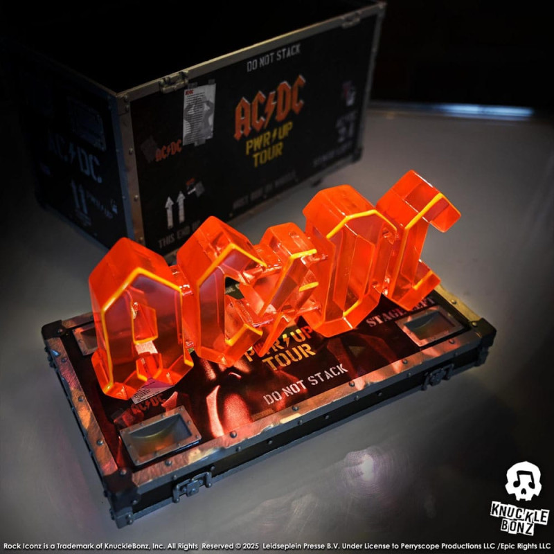 AC/DC Rock Ikonz On Tour Statue PWR UP Tour Road Case 5