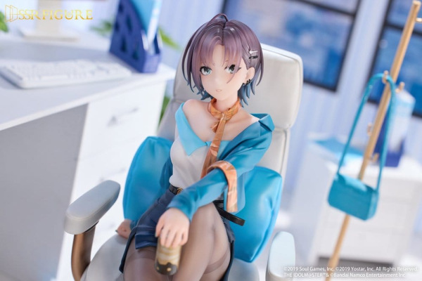 Idolmaster Shiny Colors x Mahjong Soul SSR PVC Statue 1/7 Asakura Tooru Leisurely Grace Ver. 21 cm 4