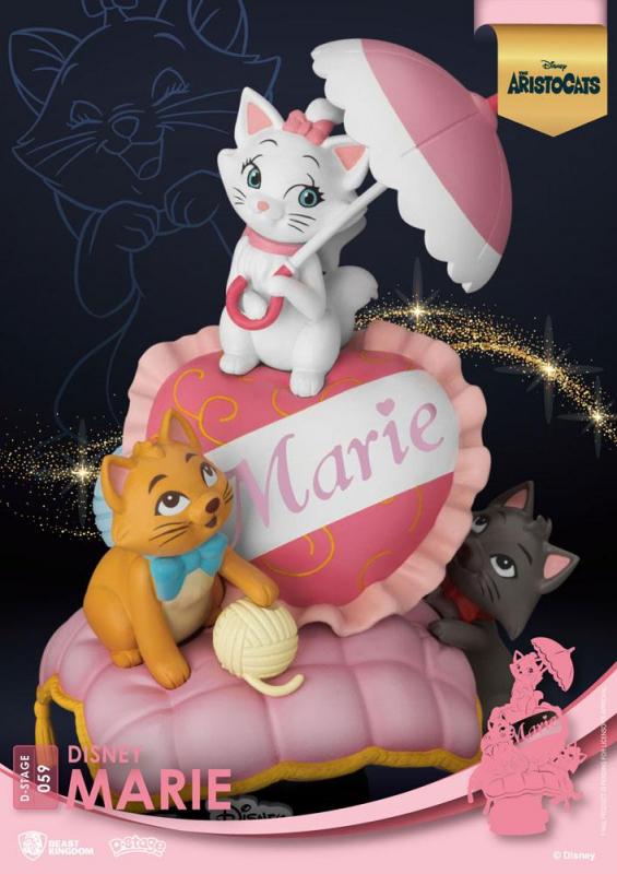 Disney Classic Animation: Marie 15 cm - D-Stage PVC Diorama - Beast Kingdom