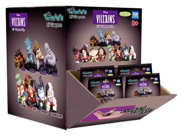 Disney Villains Twinchees Mini Figures Lil' Sleepers 5 cm Blind Pack Display (24) 5