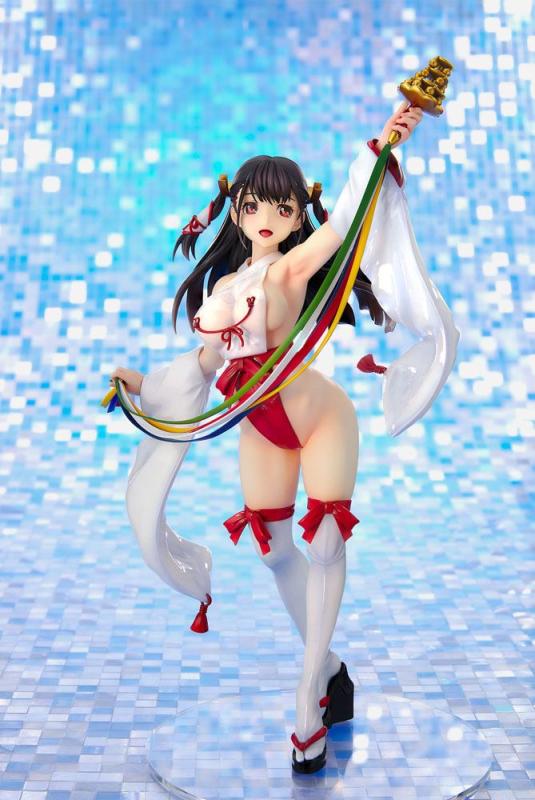 Original Character PVC Statue Tight na Oshigoto #2 - Shrine Maiden Akane Kagura 25 cm