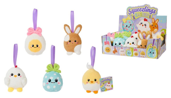 Squeezlings Plush Figure 5-Pack Display (20) 1