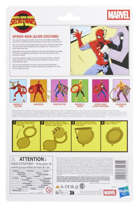 Secret Wars Marvel Legends Action Figure Spider-Man (Alien Costume) 15 cm 10