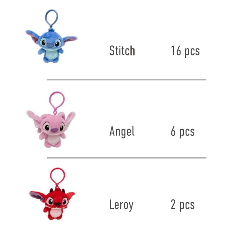 Lilo & Stitch Plush Keychains 12 cm Assortment (24) 1