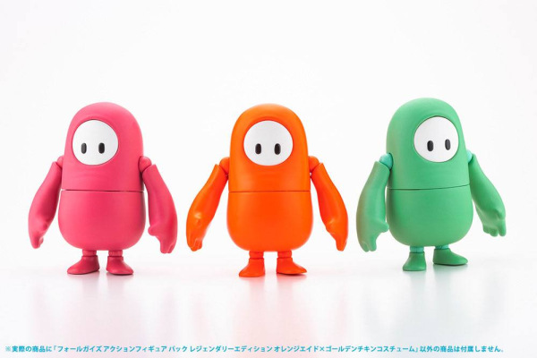 Fall Guys: Ultimate Knockout Action Figure 1/20 Legendary Edition Orangeade / Golden Chicken Costume 10