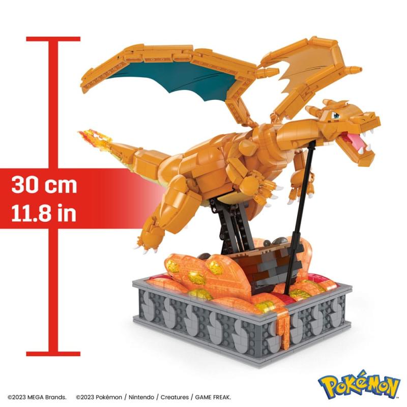 Pokémon Mega Construx Construction Set Motion Charizard 30 cm