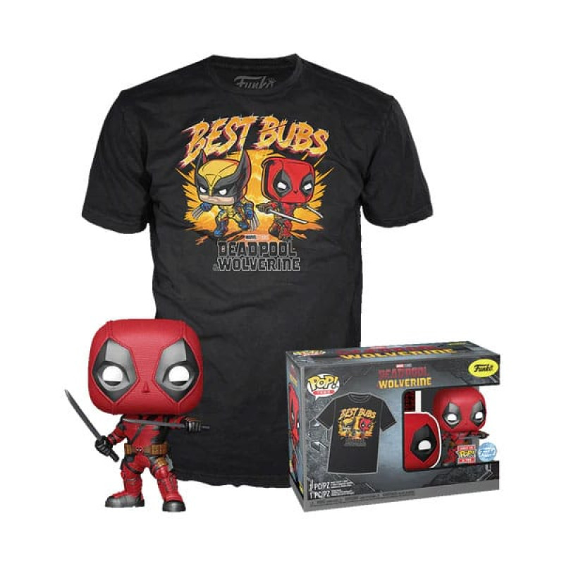 Deadpool POP! & Tee Box Heavy Metal