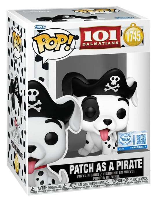 One Hundred and One Dalmatians POP! Disney Vinyl Figure Patch (Pirate Costume) 9 cm 1