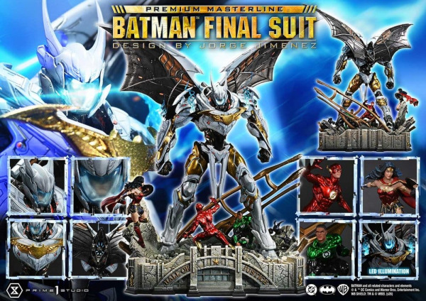 Justice League (Comics) Premium Masterline Statue Batman Final Suit (Design by Jorge Jimenez) Bonus 11