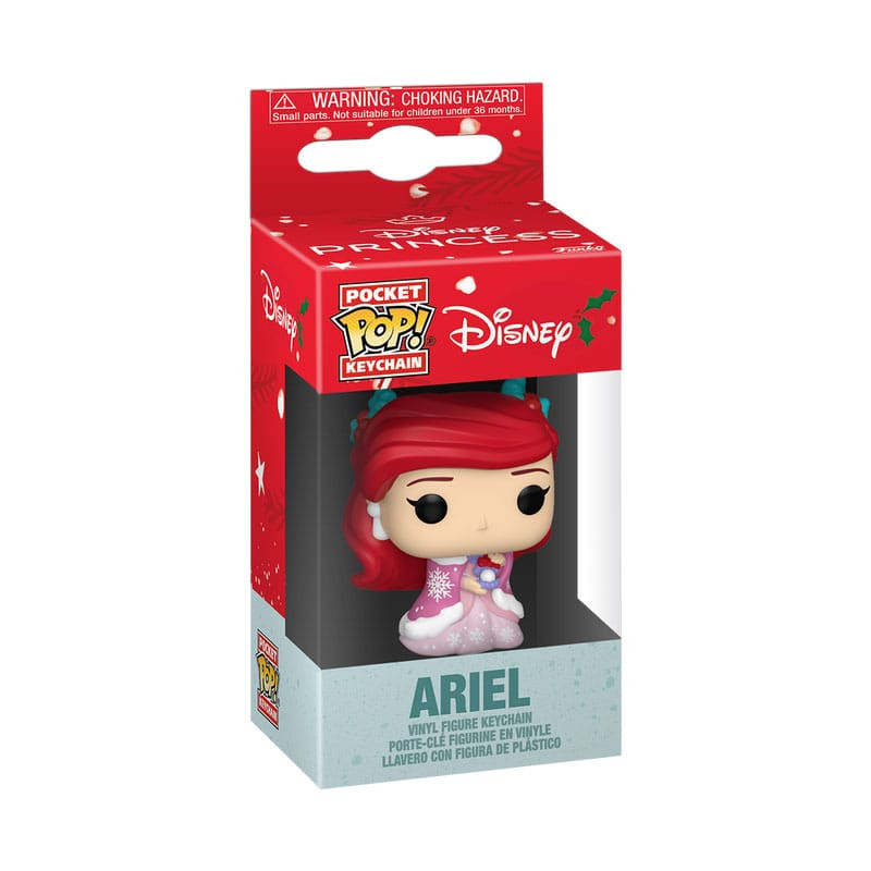 Disney Princess POP! Vinyl Keychains 4 cm Holiday Ariel Display (12) 1