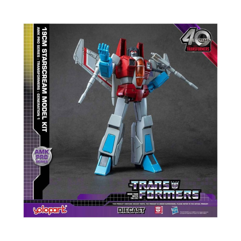 Transformers: Generation One AMK Pro Series Model Kit Starscream 19 cm 4