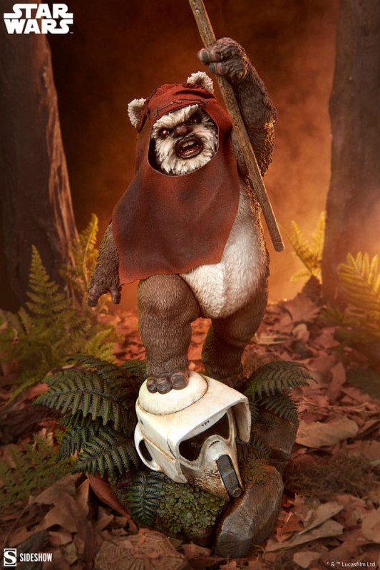 Star Wars: Episode VI - Return of the Jedi Premium Format Statue Wicket 46 cm 2
