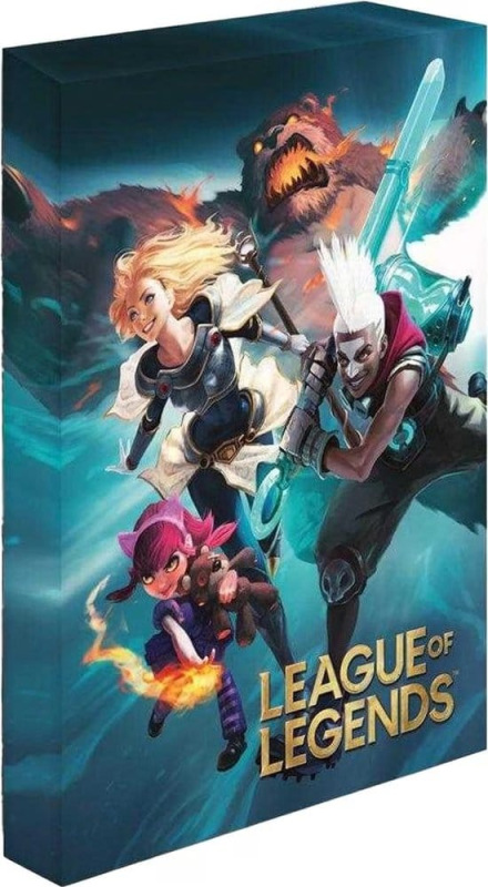 League of Legends Canvas Print with light Fight for Glory