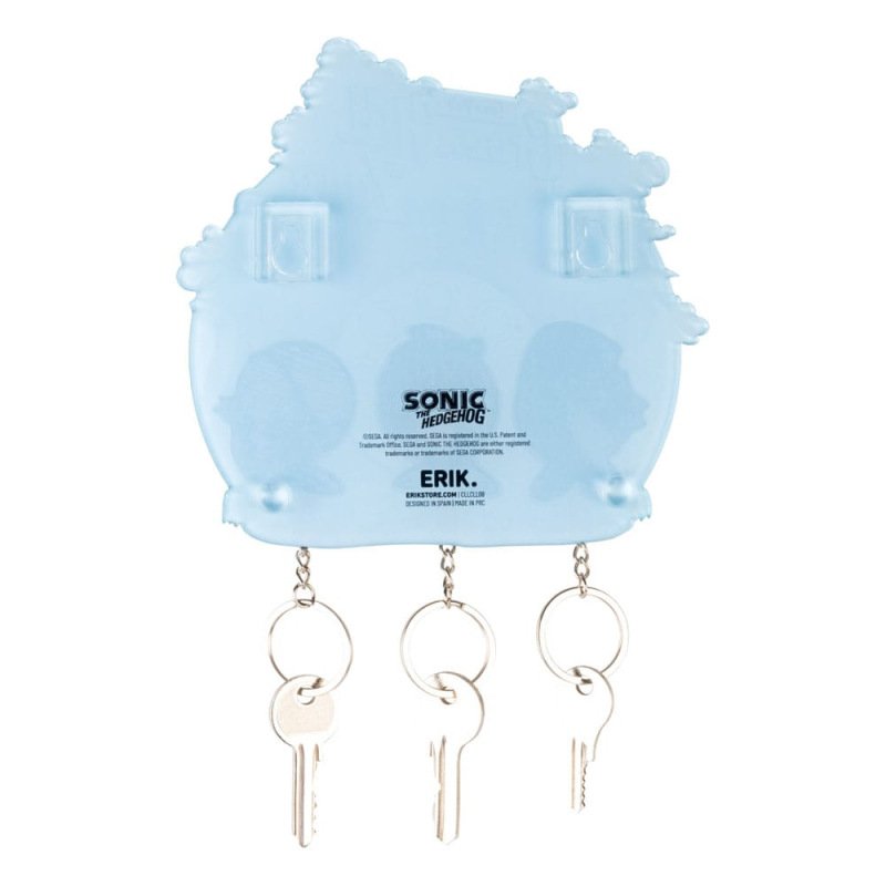 Sonic the Hedgehog Key rack incl. 3 key rings 2