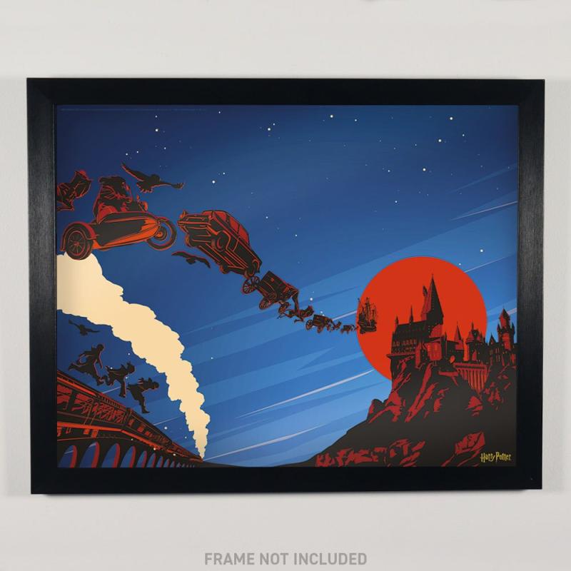 Harry Potter: Transport to Hogwarts Limited Edition FanCel 36 x 28 cm Art Print - FaNaTtik
