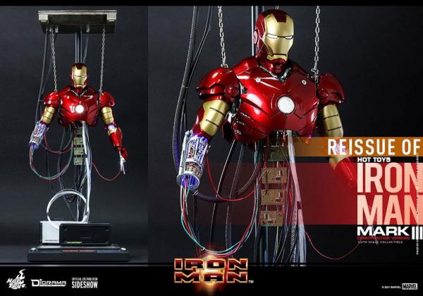 Iron Man: Iron Man Mark III (Construction Ver.) 1/6 Movie Action Figure - Hot Toys