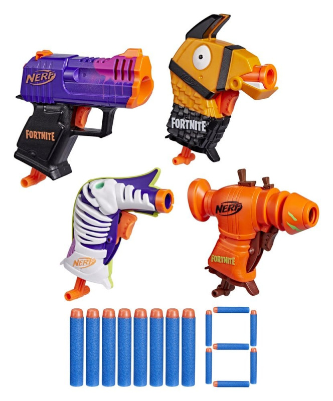 Fortnite NERF Dart Blaster 4-Pack Fortnitemares 5