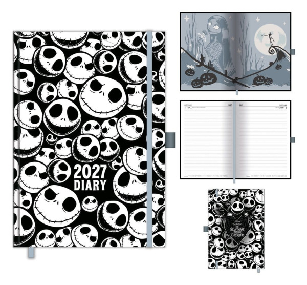 The Nightmare Before Christmas A5 DTP Diary 2027 Skellington Avalanche