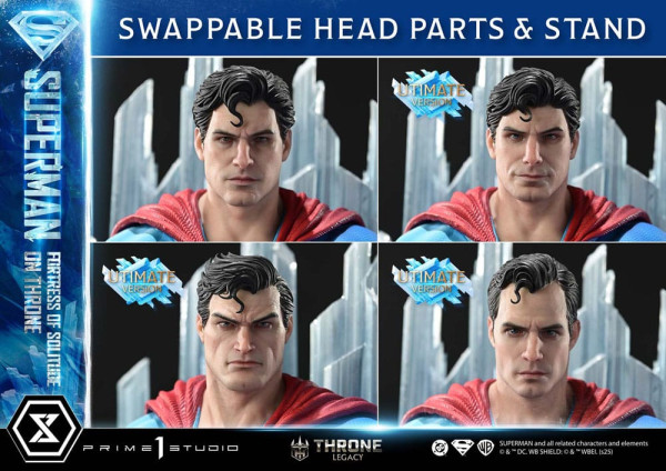 DC Comics Throne Legacy Collection Statue Statue 1/4 Superman Fortress of Solitude on Throne (Design 11