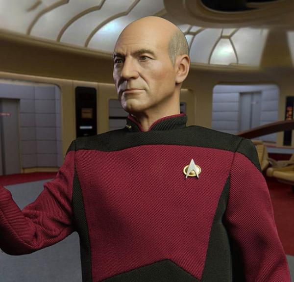 Star Trek: The Next Generation Action Figure 1/6 Captain Jean-Luc Picard (Essential Duty Uniform) 30