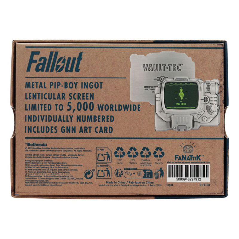 Fallout Collectible Ingot Pip-Boy Limited Edition 3