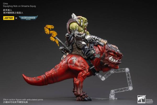Warhammer 40k: Orks Squighog Nob On Smasha Squig 1/18 Action Figure - Joy Toy (CN)