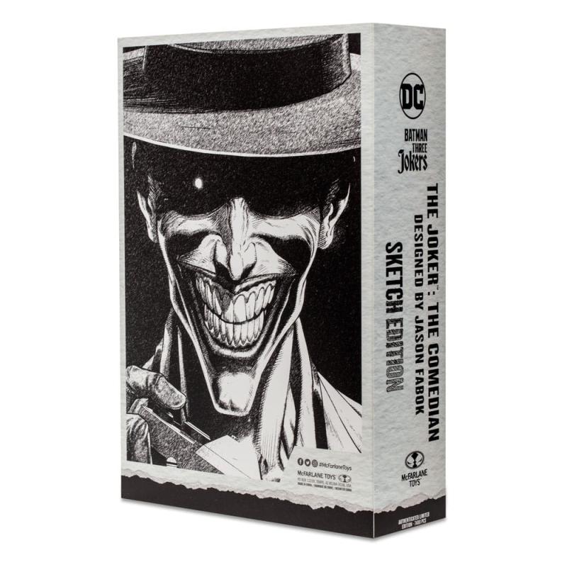 Batman: Three Jokers DC Multiverse Action Figure The Joker: The Comedian Sketch Edition (Gold Label)