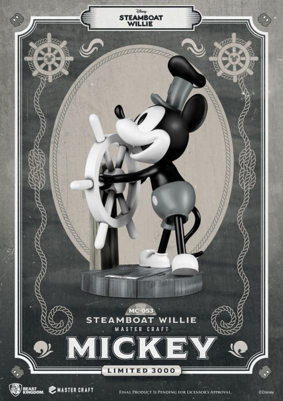 Steamboat Willie: Mickey 46 cm Master Craft Statue - Beast Kingdom Toys