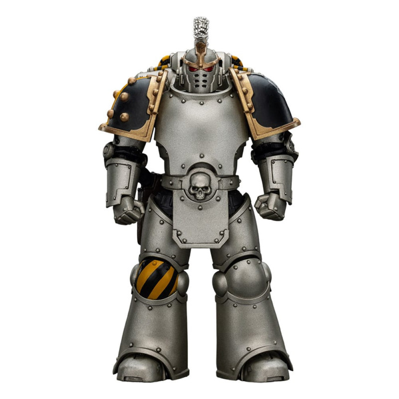 Warhammer The Horus Heresy Action Figure 1/18 lron Warriors Command Squad Chosen with Legion Standar