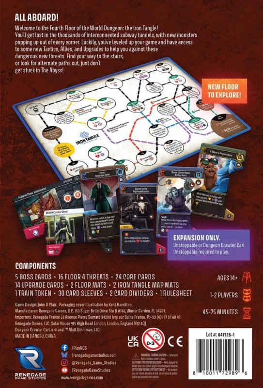 Dungeon Crawler Carl Unstoppable: The Iron Tangle Expansion *English Version* 1
