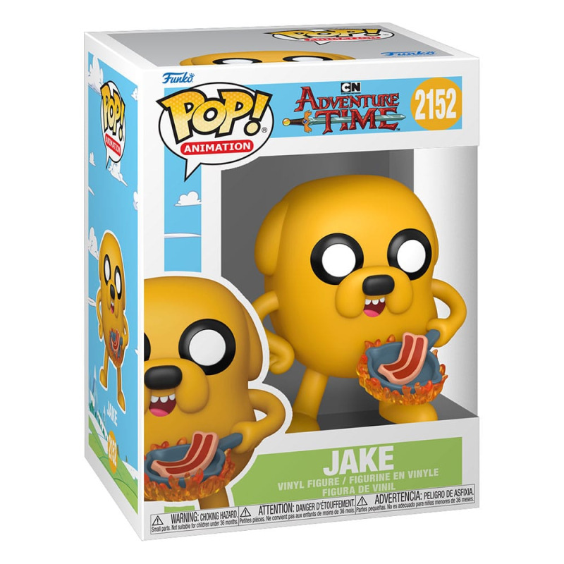 Adventure Time POP! Animation Vinyl Figure Jake with Bacon Pancakes 9 cm 1