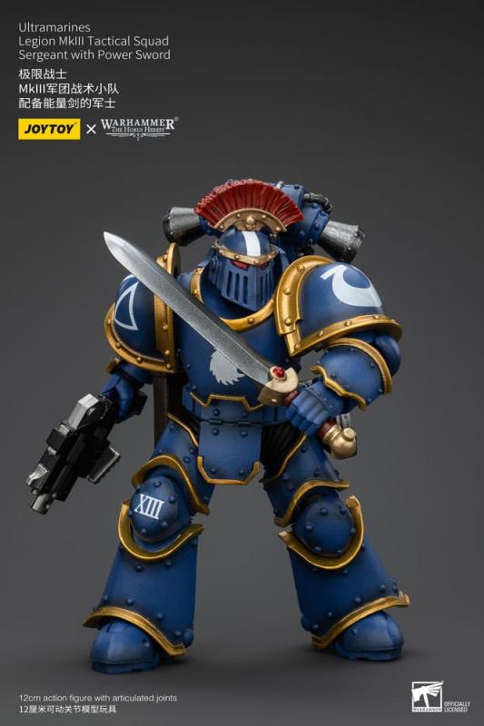 Warhammer The Horus Heresy Action Figure 1/18 Ultramarines Legion MKIII Tactical Squad Sergeant with