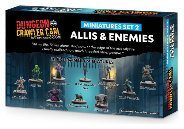 Dungeon Crawler Carl Miniatures Set 2 Enemies & Allies 1