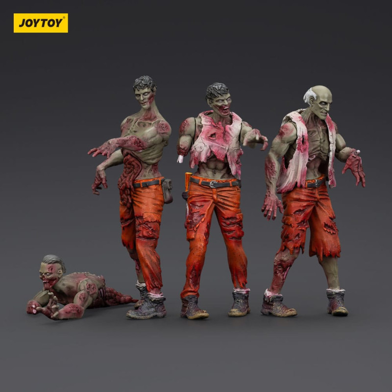 Zombie Dark Source Action Figures 4-Pack Mechanic Team 8 cm 4