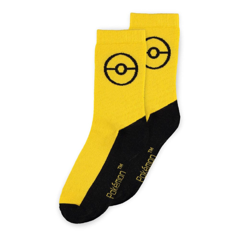Pokemon Socks 2-Pack Pikachu 43-46 2