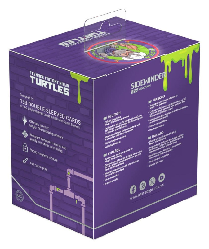 Ultimate Guard Sidewinder 133+ Xenoskin Magic: The Gathering | Teenage Mutant Ninja Turtles - Pizza 10