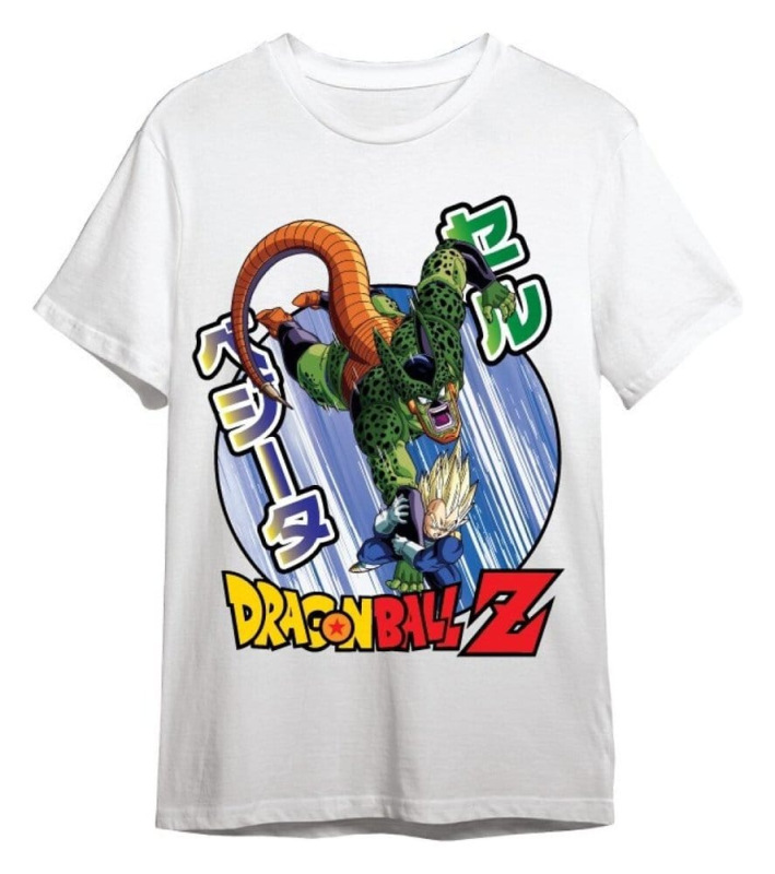 Dragon Ball Z T-Shirt Vegeta / Cell White Size XL 1