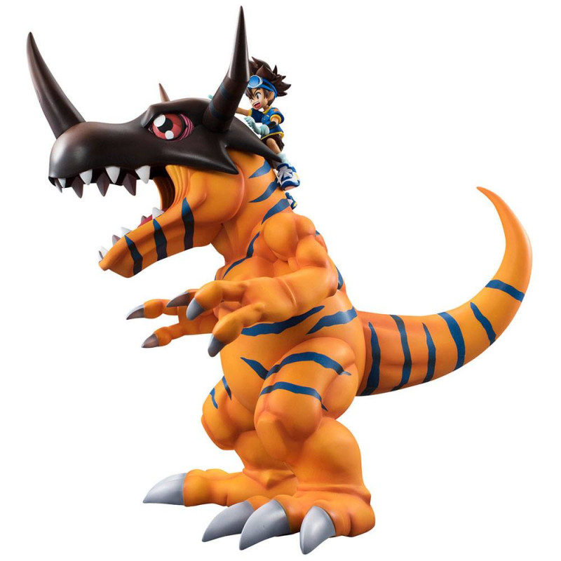 Digimon Adventure G.E.M. Series PVC Statue Greymon & Taichi 25 cm 2