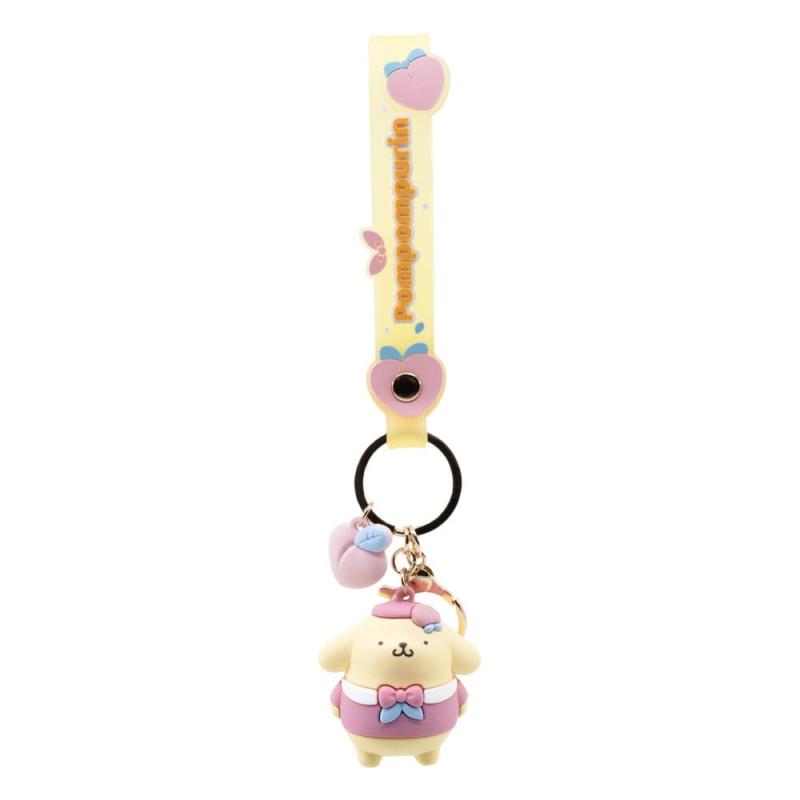 Sanrio Peach Series Keychain with Hand Strap Hello Kitty and Friends Display (12)