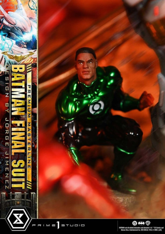 Justice League (Comics) Premium Masterline Statue Batman Final Suit (Design by Jorge Jimenez) Bonus 8
