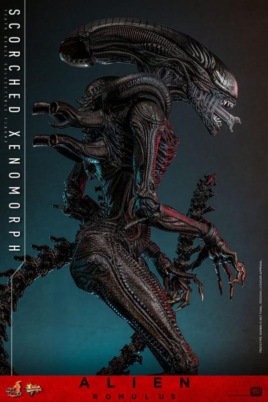 Alien: Romulus Movie Masterpiece Action Figure 1/6 Scorched Xenomorph 44 cm