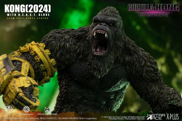 Godzilla vs. Kong: The New Empire Soft Vinyl Statue Kong with B.E.A.S.T. Glove 30 cm 5