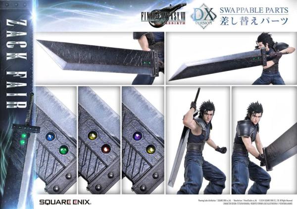 Final Fantasy VII Rebirth Statue 1/4 Zack Fair Deluxe Ver. 57 cm 8