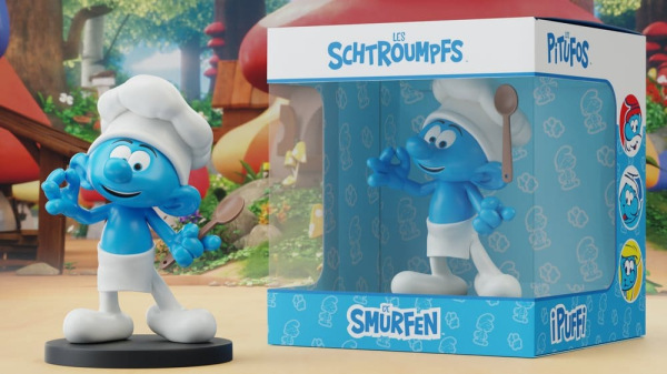 The Smurfs Statue Chef Smurf 12 cm 3